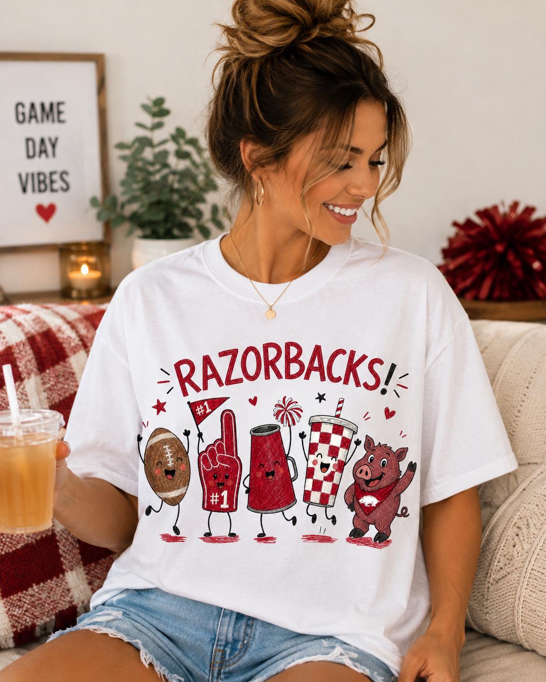 Razorbacks PNG | Arkansas Football Game Day Mascot Design (Digital Download)